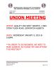 JANUARY 2019 MEETING NOTICE1